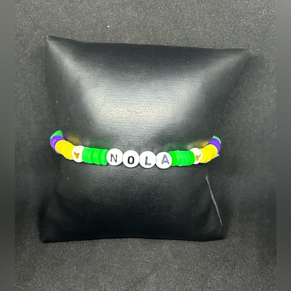 NOLA (Mardi Gras) Heishi Bracelet